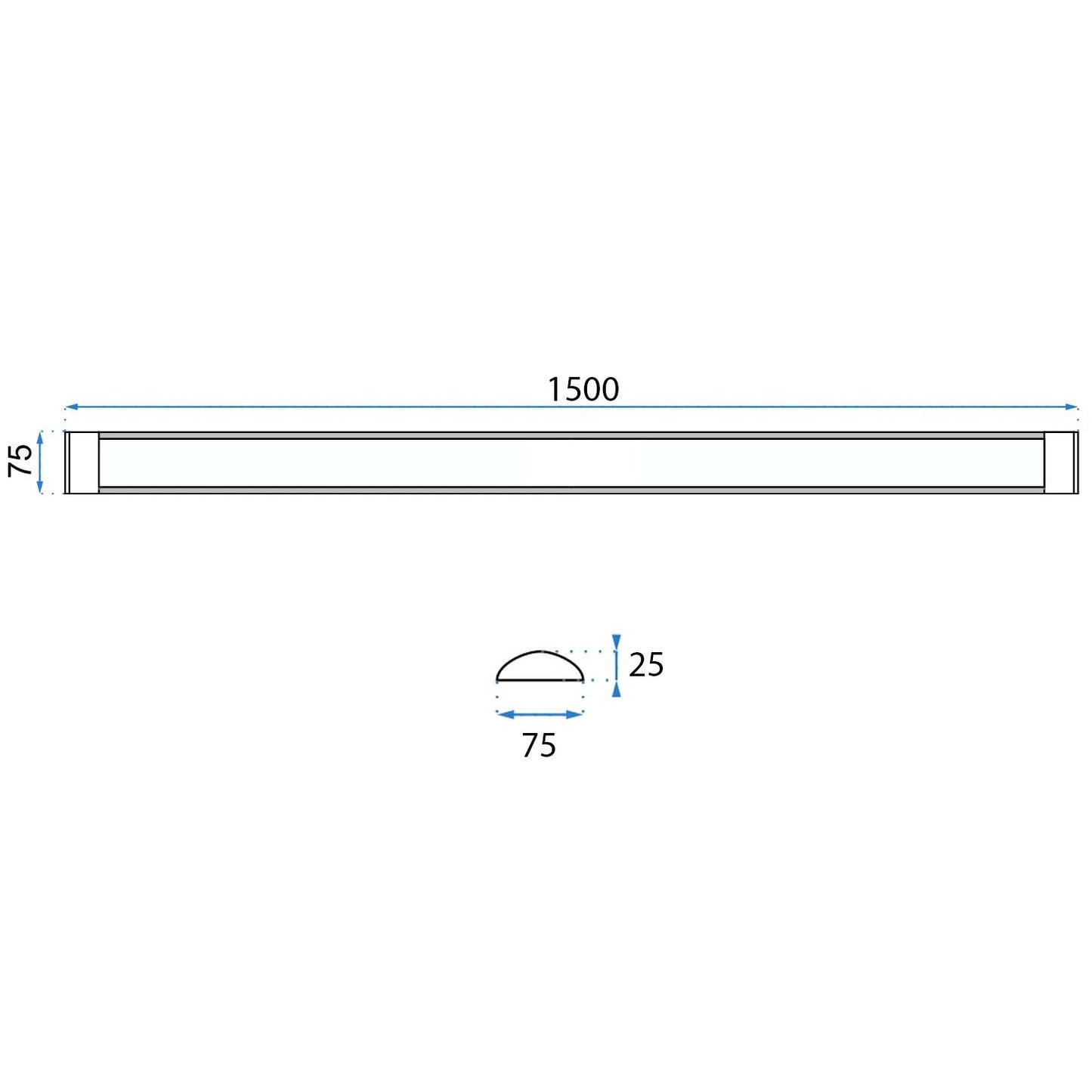Pamou LED 150cm 42W 15