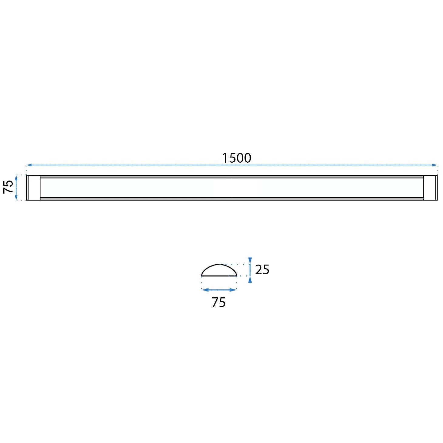 Pamou LED 150cm 42W 15