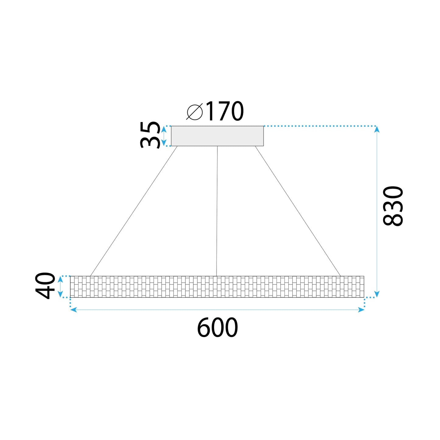 Lampă Suspendată Led App1511-cp Chrom  8
