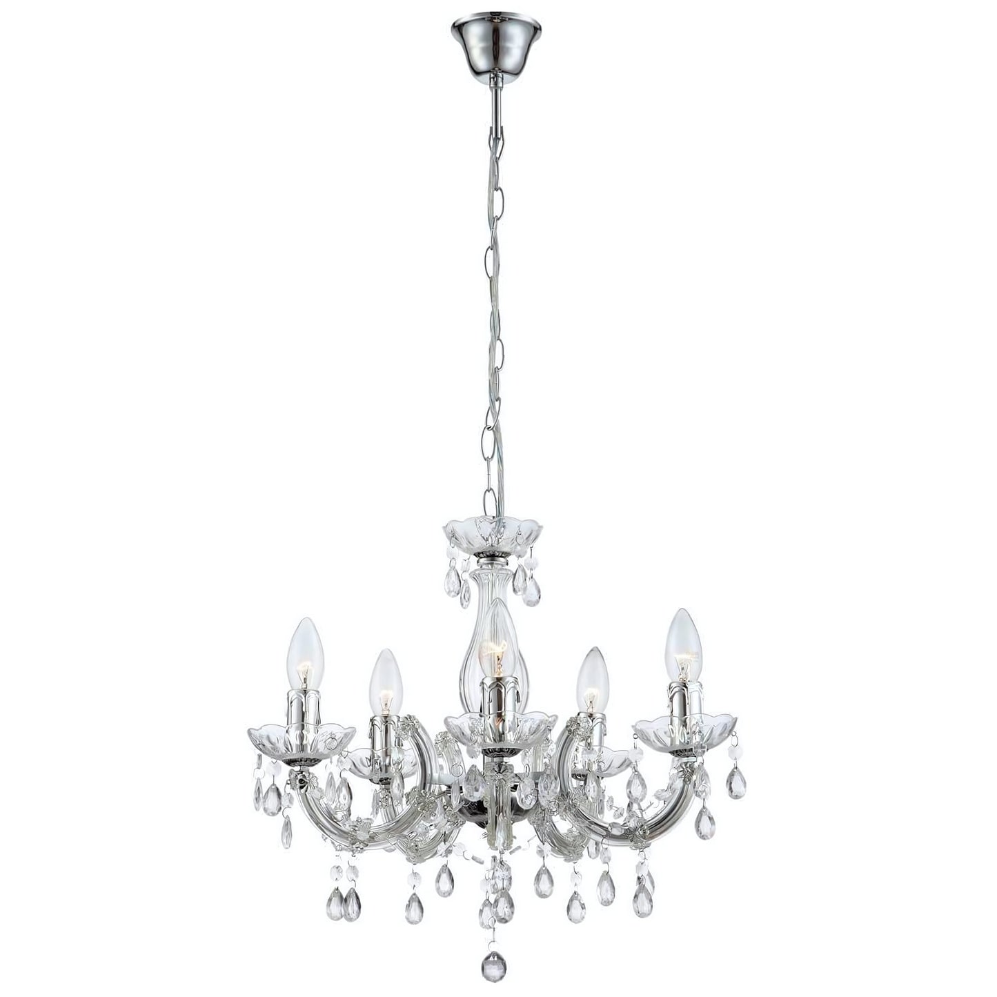 Lampă Suspendată Ebt001-5cp Transparent  2