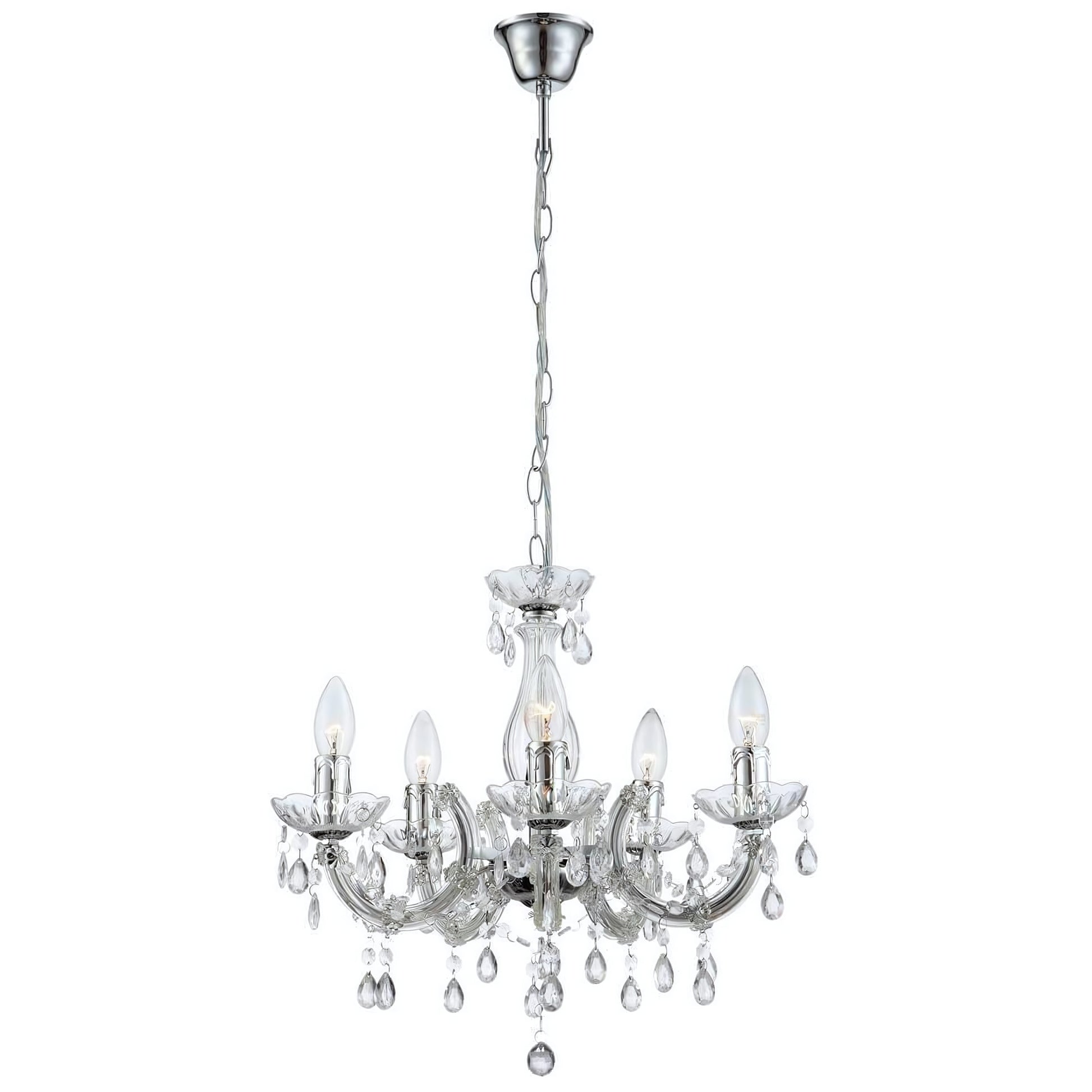 Lampă Suspendată Ebt001-5cp Transparent  2