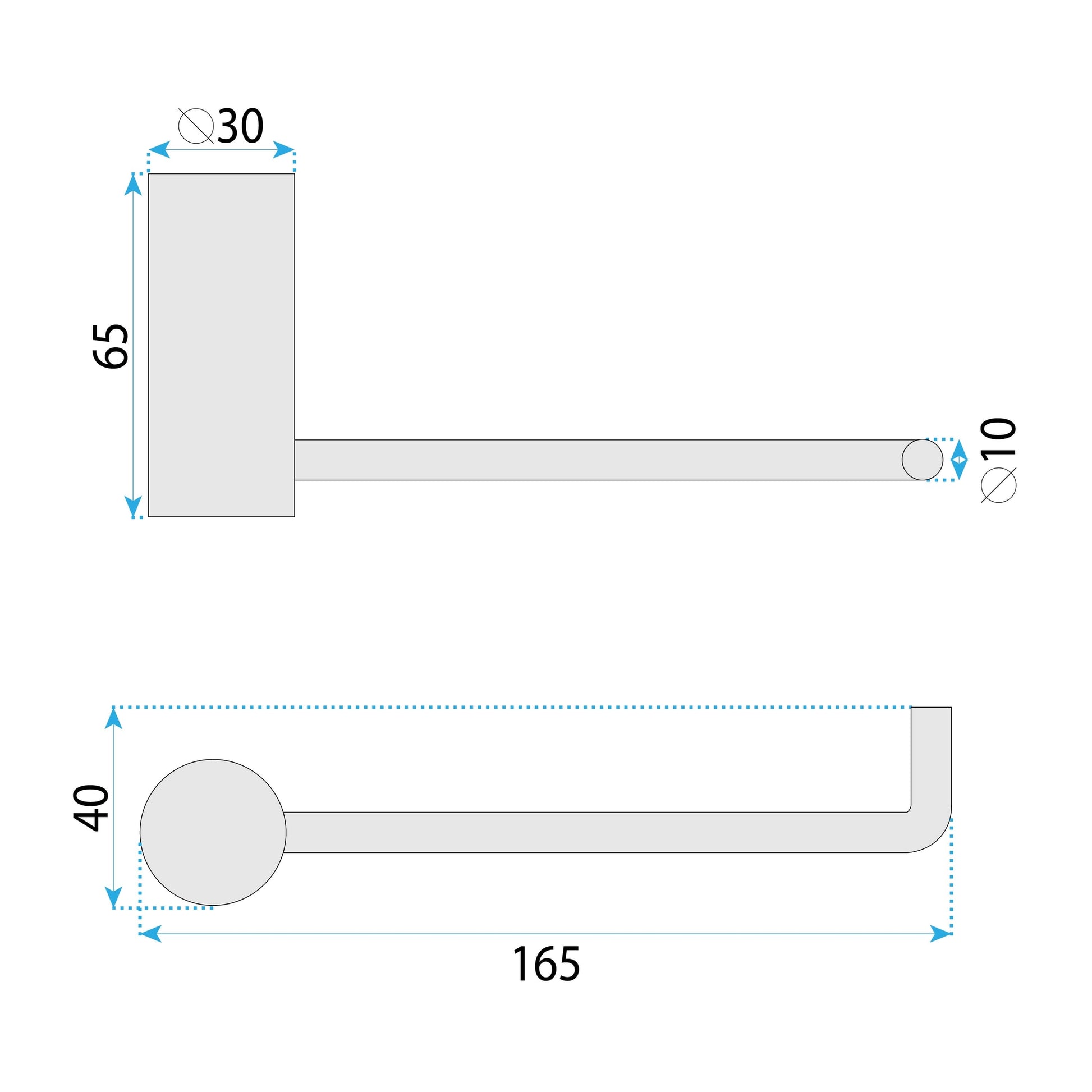 Cuier De Baie 9711a Prism Brush Gold  11