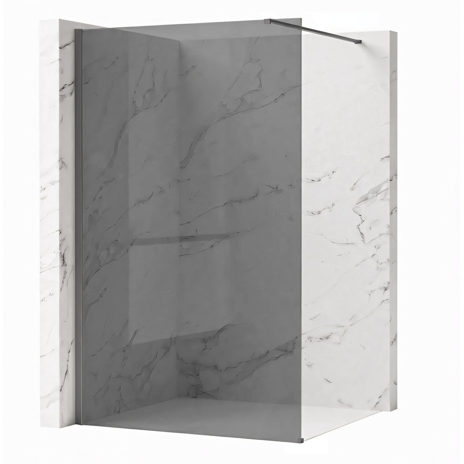 Paravan de dus Rea Flexi Grey / Titan 80  2