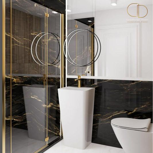 Lavoar podea freestanding Ceramic ARIS Alb  1
