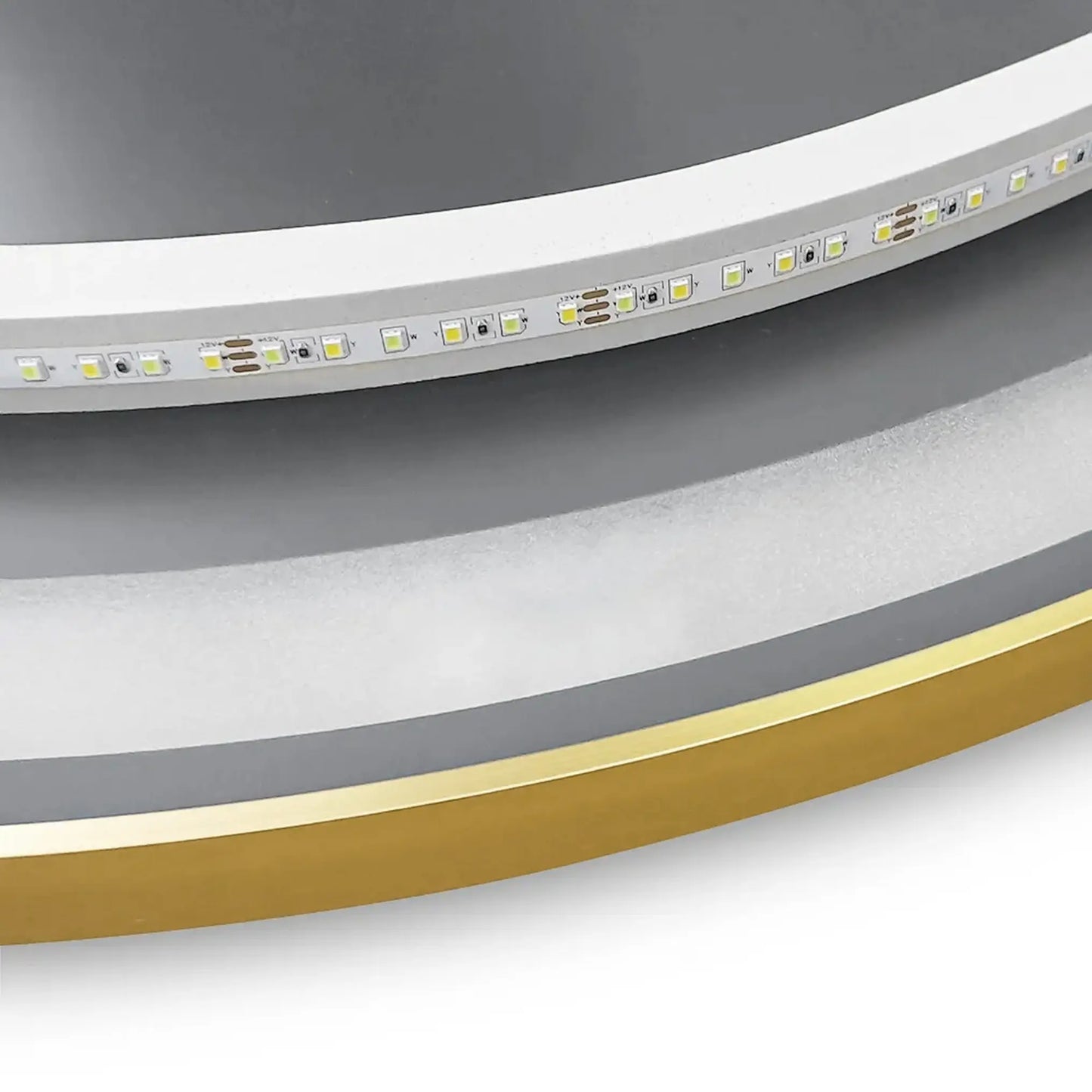 Oglindă LED 50cm MMJ BRUSH GOLD  8