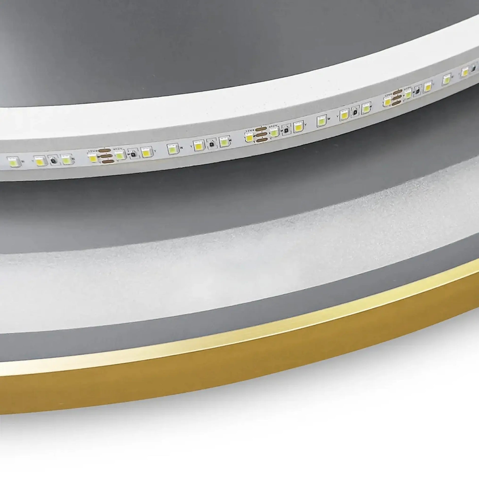 Oglindă LED 50cm MMJ BRUSH GOLD  8