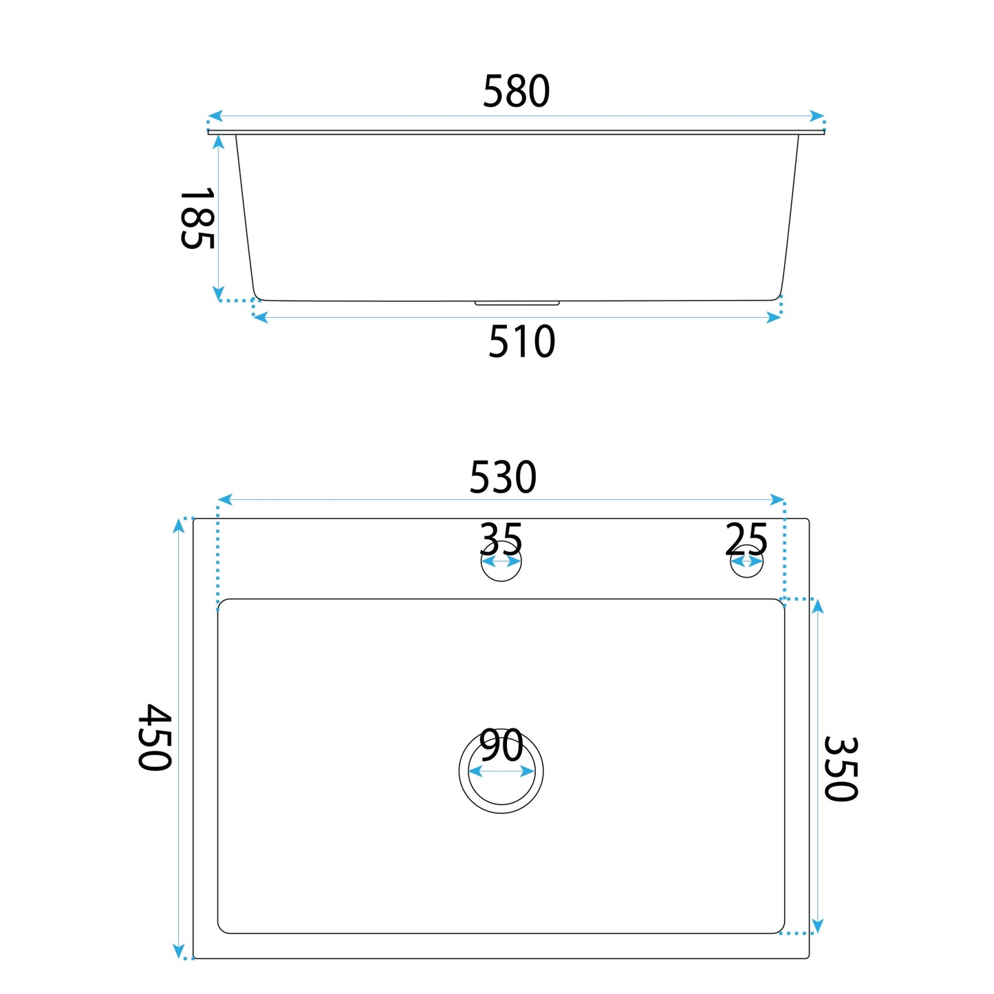 Chiuvetă Inox Liam Brush Copper cu robinet de bucătărie 4