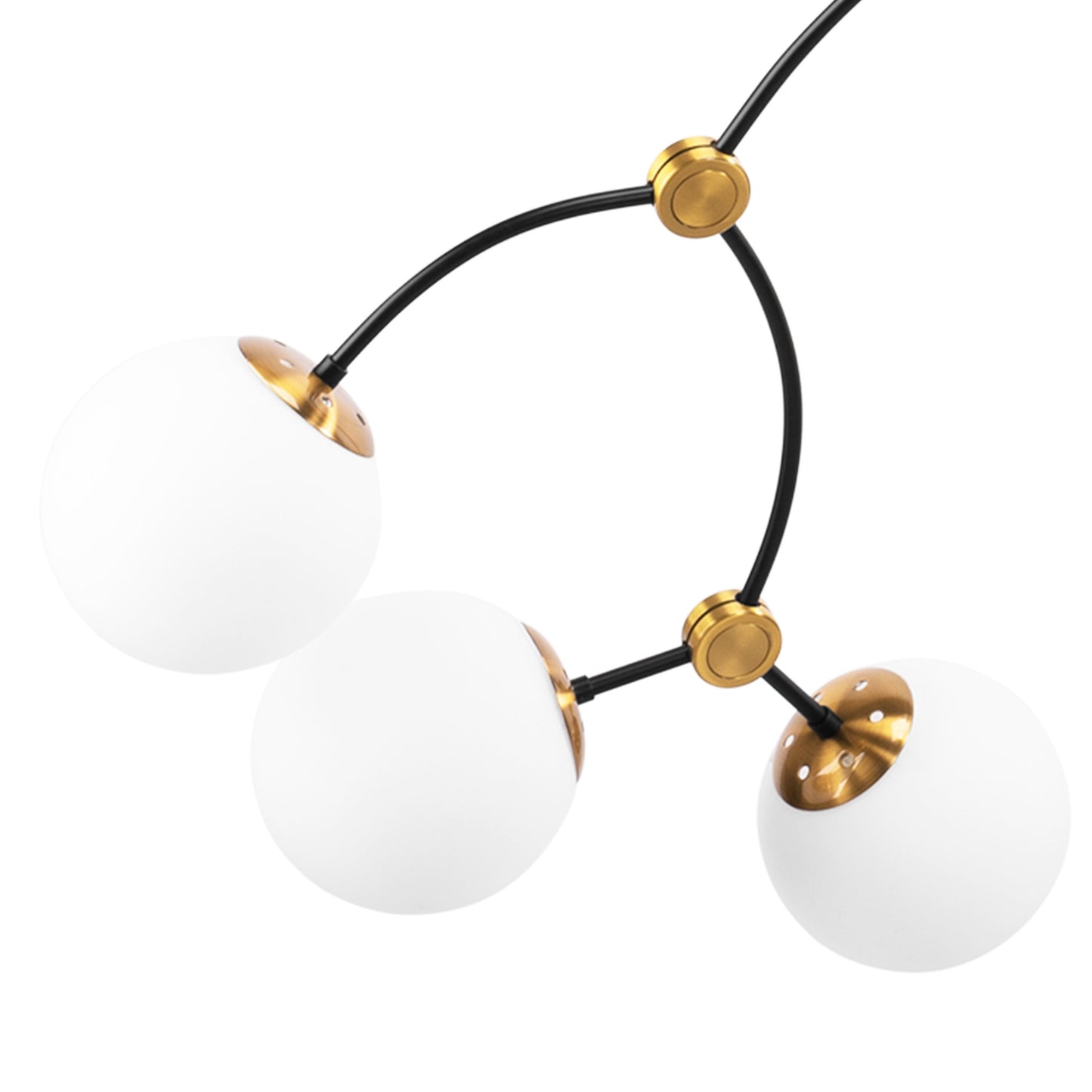 Lampă De Tavan Black Mat APP1673-8CP  5