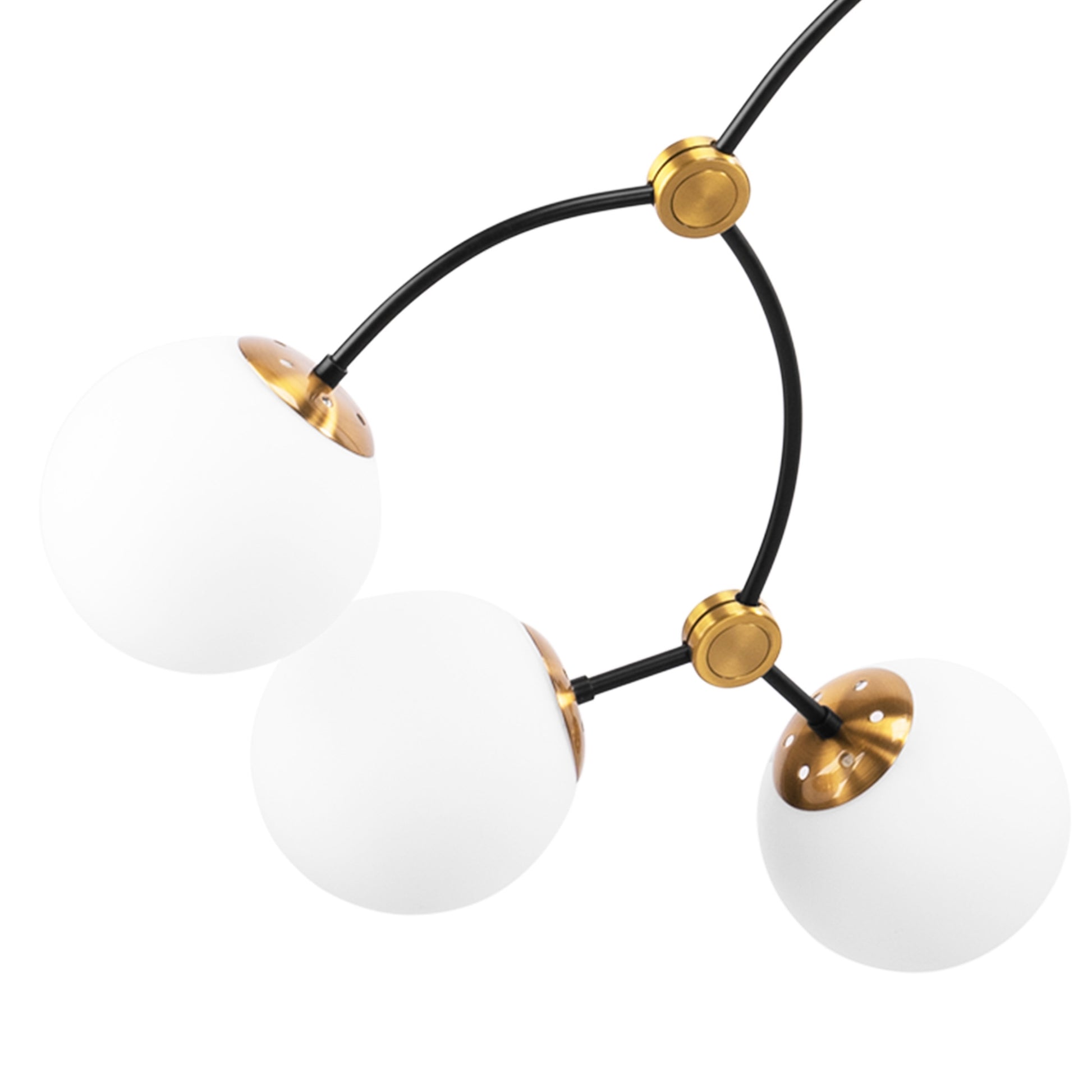 Lampă De Tavan Black Mat APP1673-8CP  5