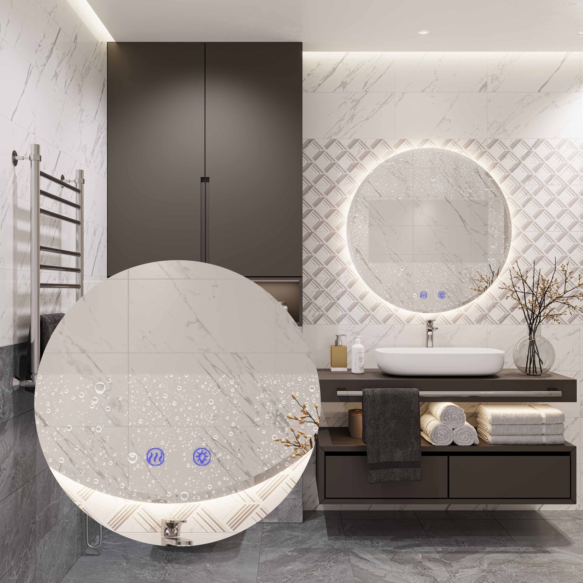 Oglindă Led 80cm Hzj080  3