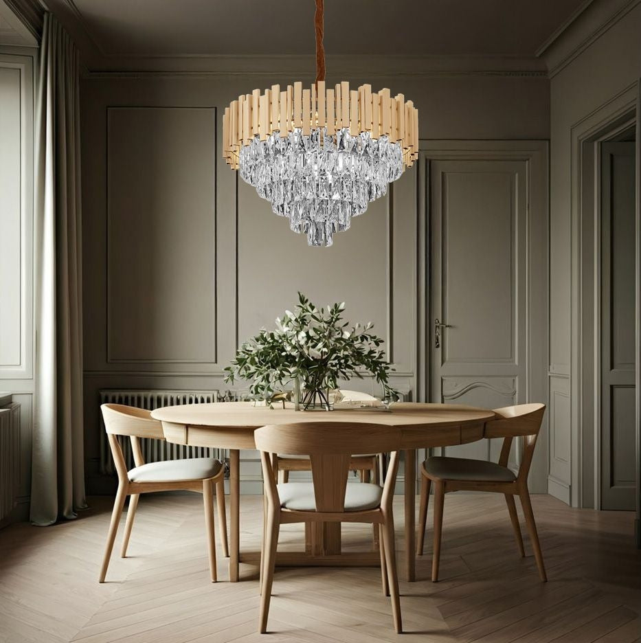 Lampă Suspendată Cristal G052-cp 60cm Gold  4