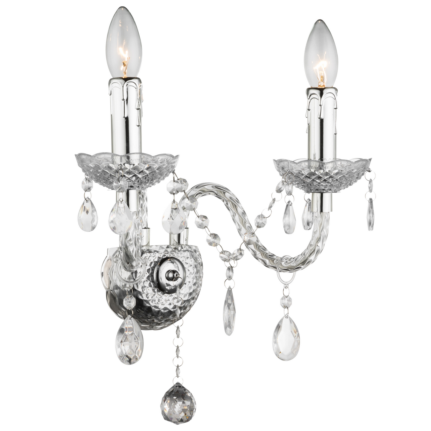 Lampa De Perete Ebt017-2w Transparent  1