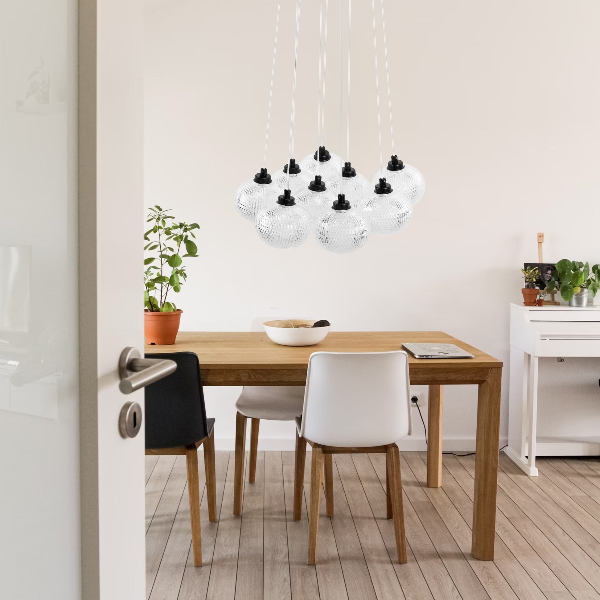 Lampă Suspendată Ms022-9cp Black  3
