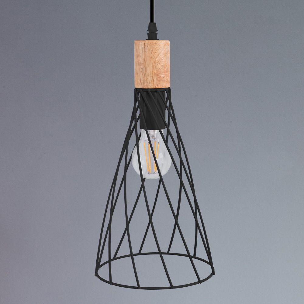 Lampă de tavan APP1268-1CP Black  7