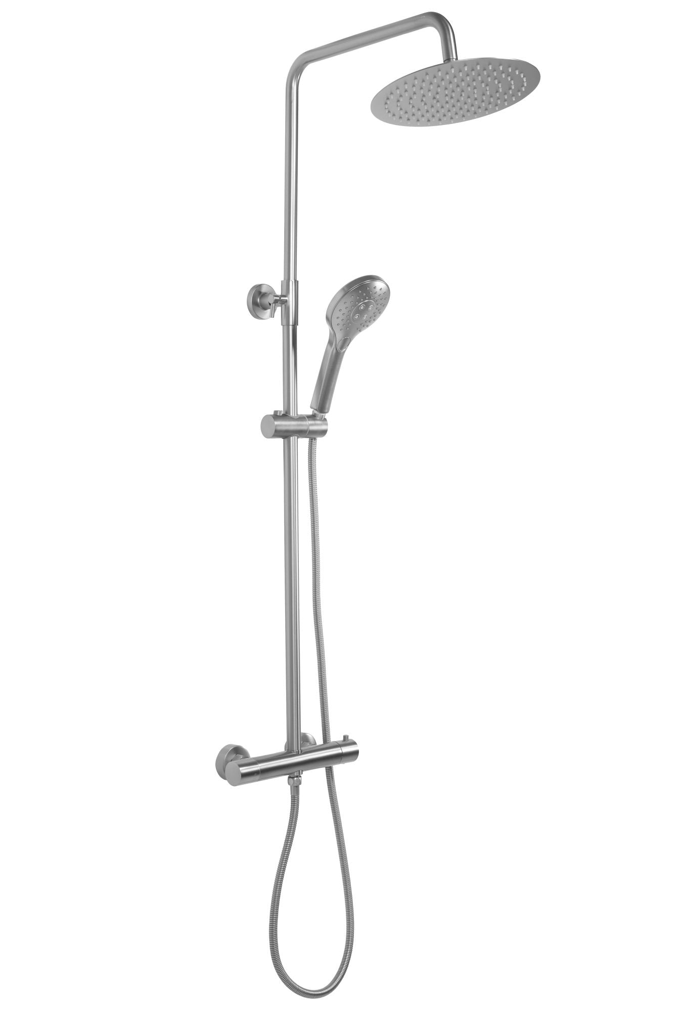 Coloana de dus cu termostat REA VINCENT NICKEL BRUSH INOX  3