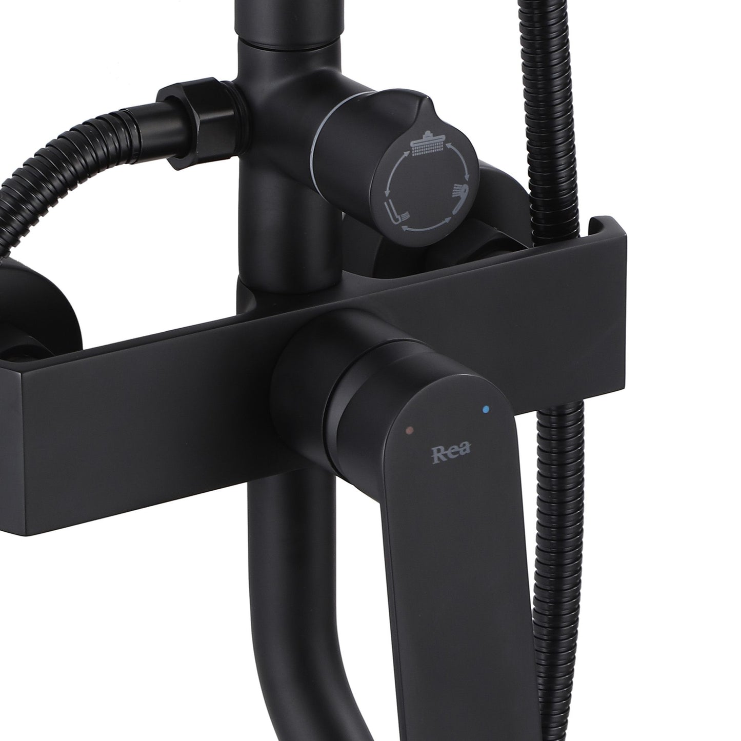 Coloana de dus REA HASS Negru  4
