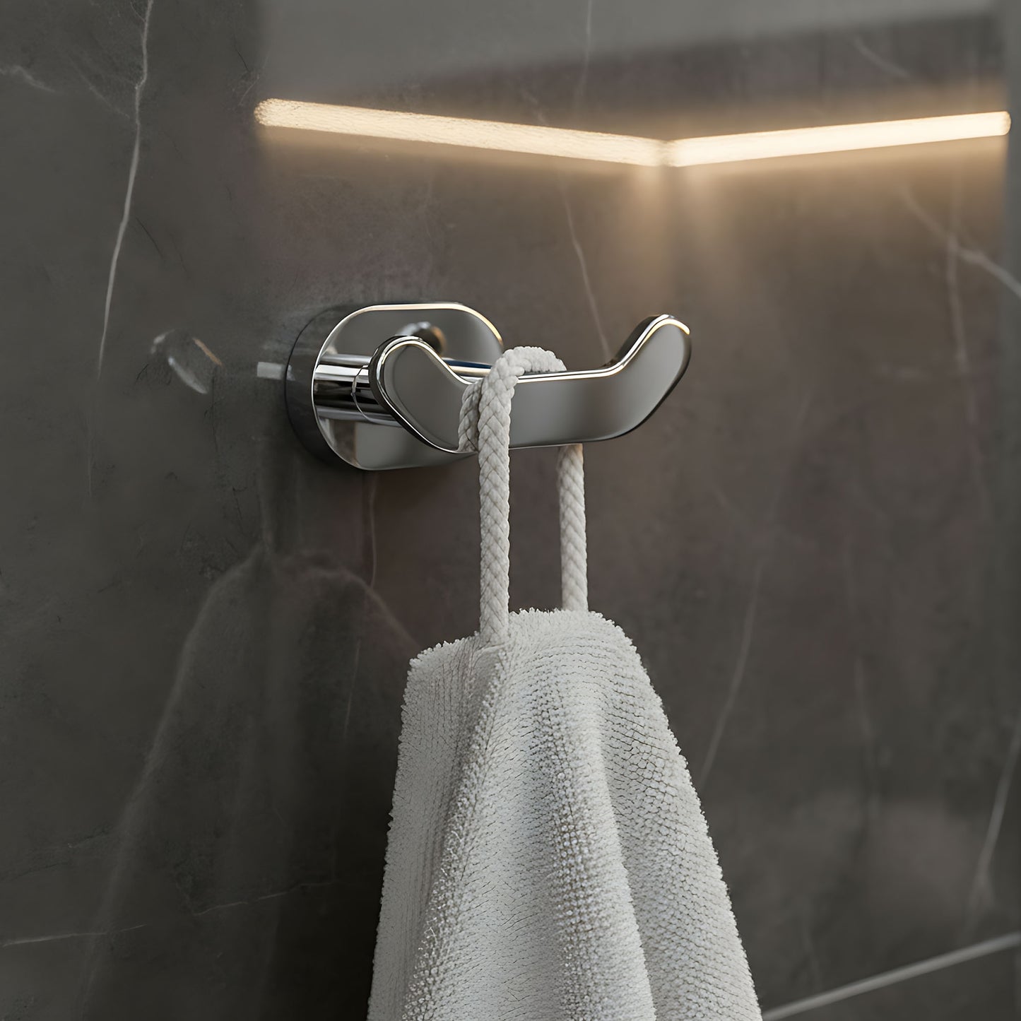 Cuier De Baie Til 105 Chrome  2