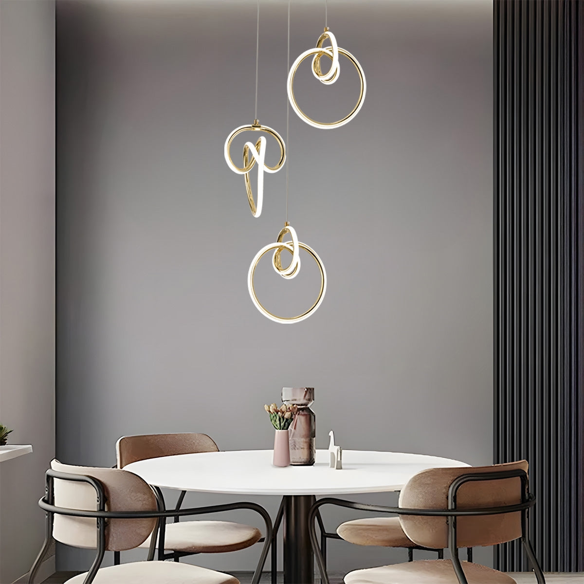 Lampă Suspendată Led G072-3cpr Gold  7