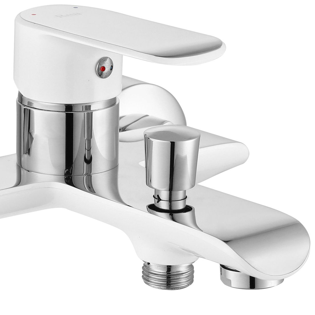 Baterie pentru cadă REA BLOOM White Chrome  2