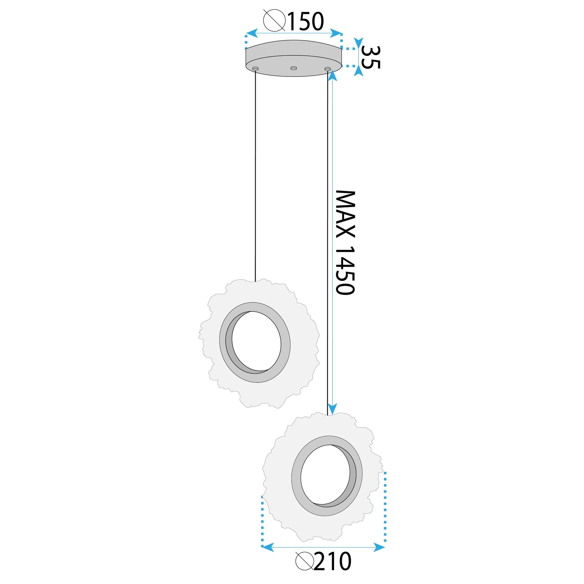 Lampa Led Lhj103-2cp Gold  7