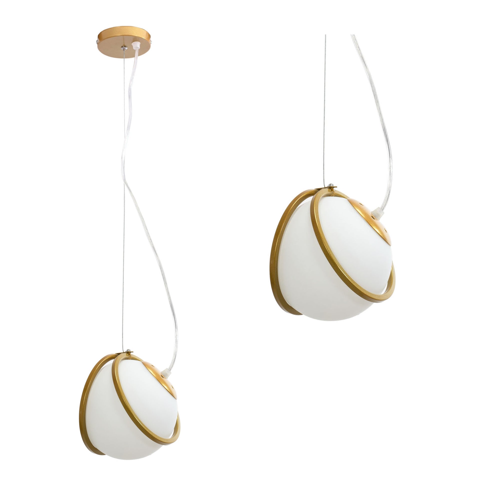 Lampa APP1088-1CP Gold White  2