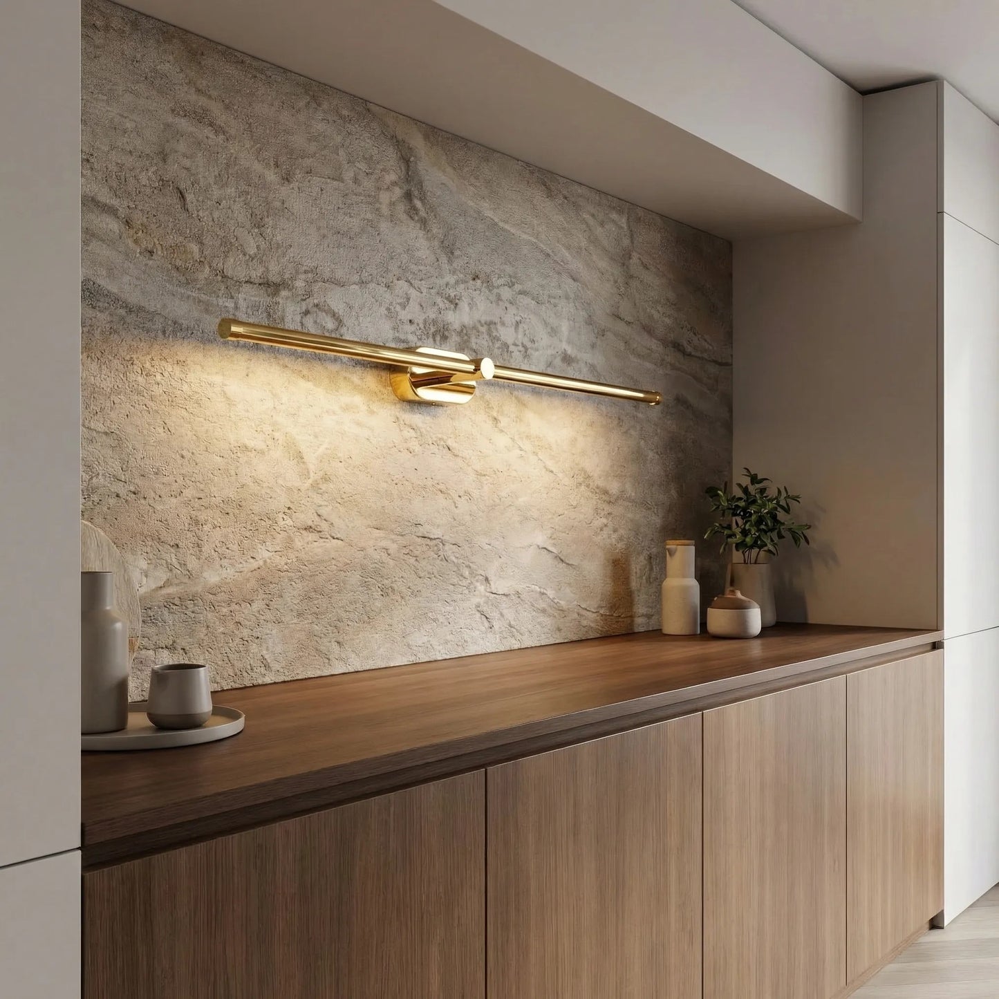 Aplică LED pentru baie APP1891-1W 80 cm GOLD  7