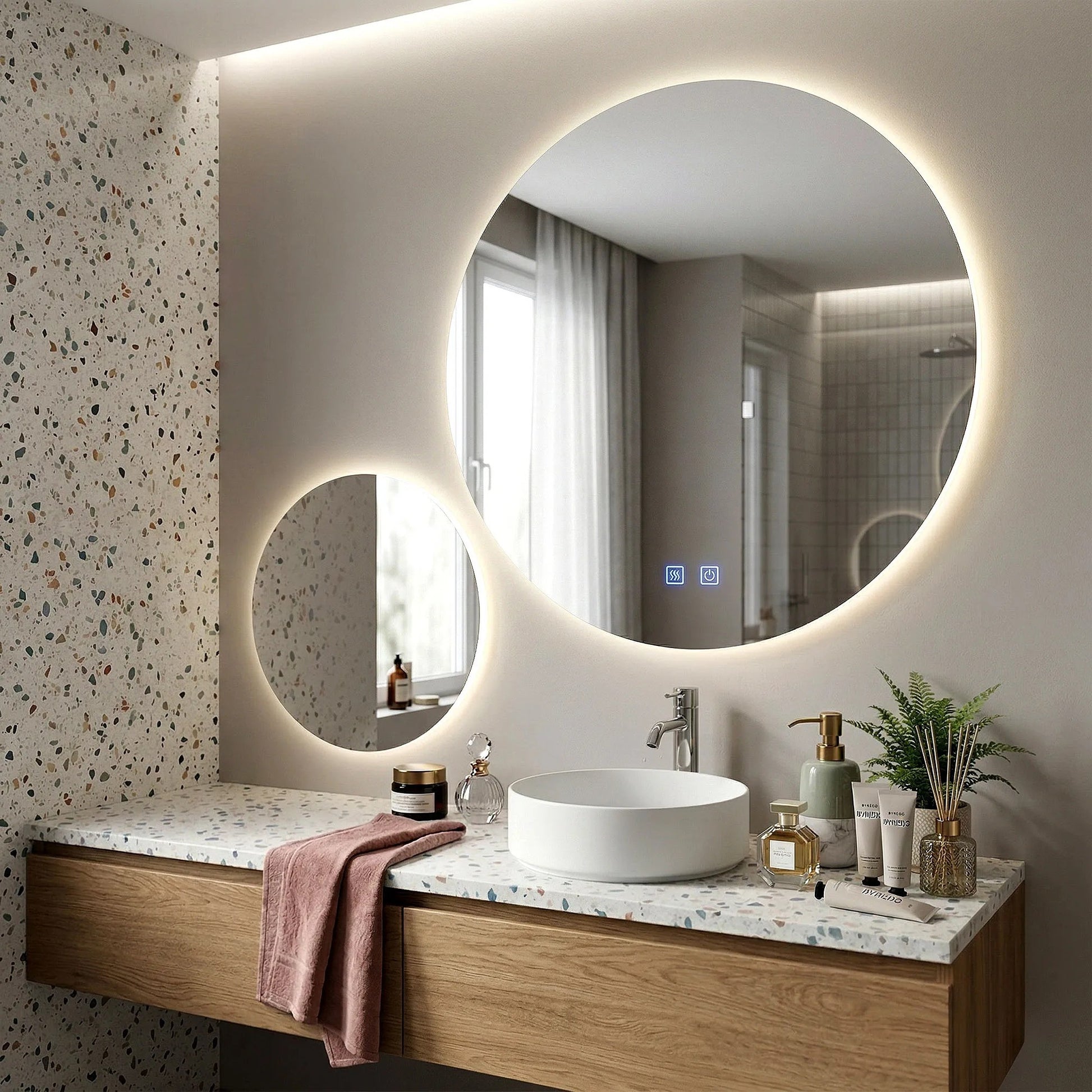 Oglindă LED R-8040 80cm + 40cm  7