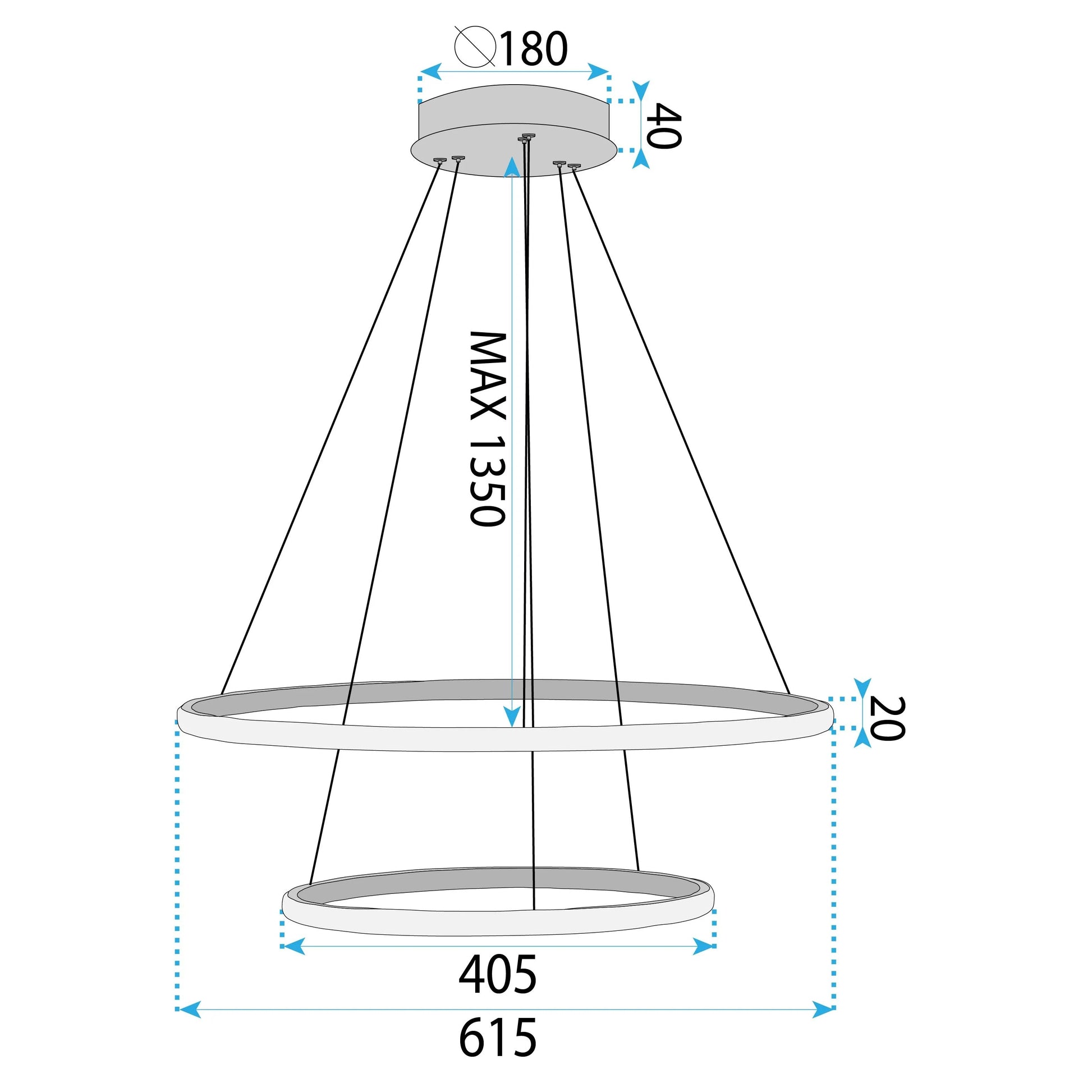 Lampa LED LHJ007-CP2 GOLD  7