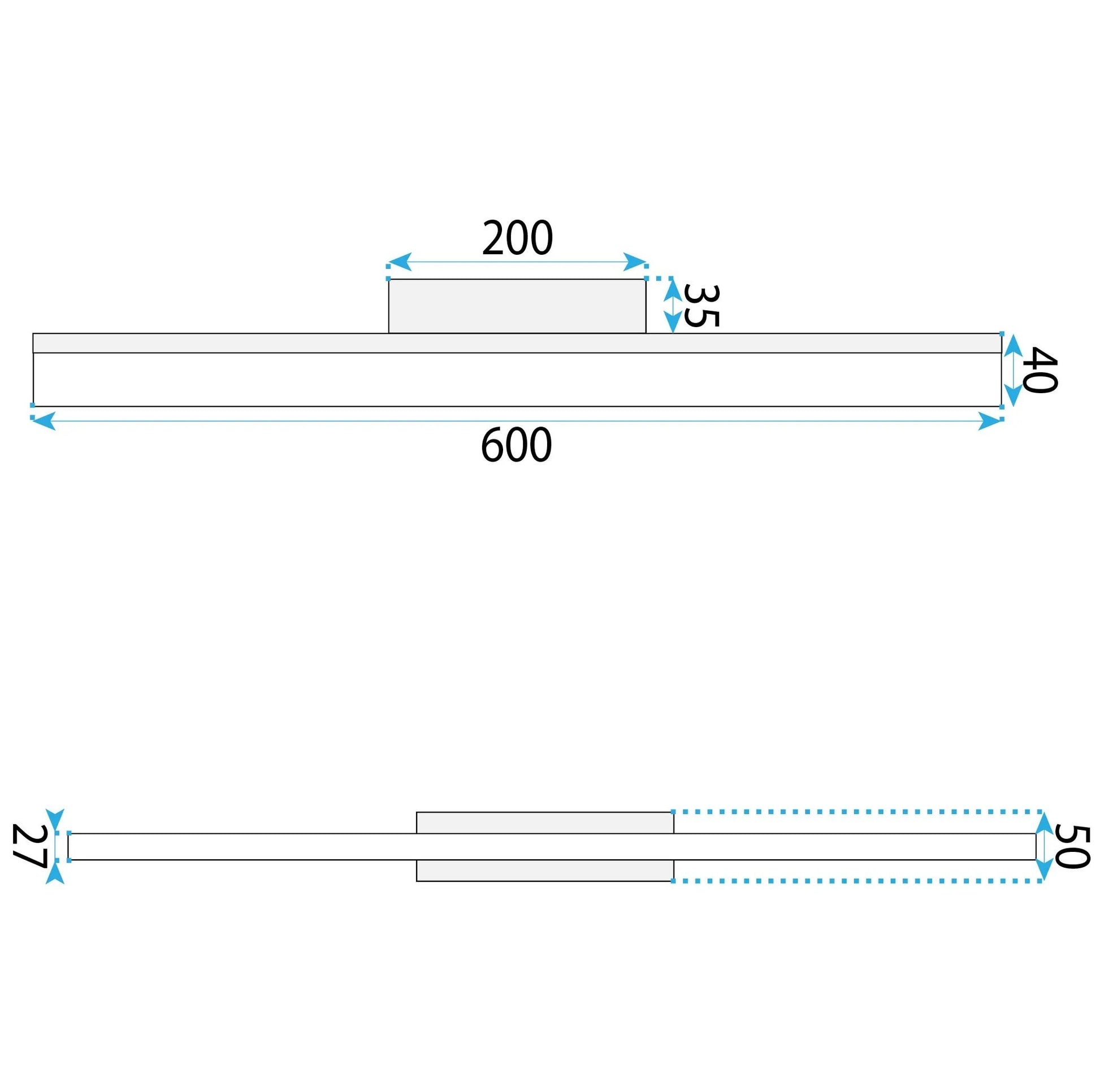 Lampa de perete LED 60CM APP1846-1W CHROM  7