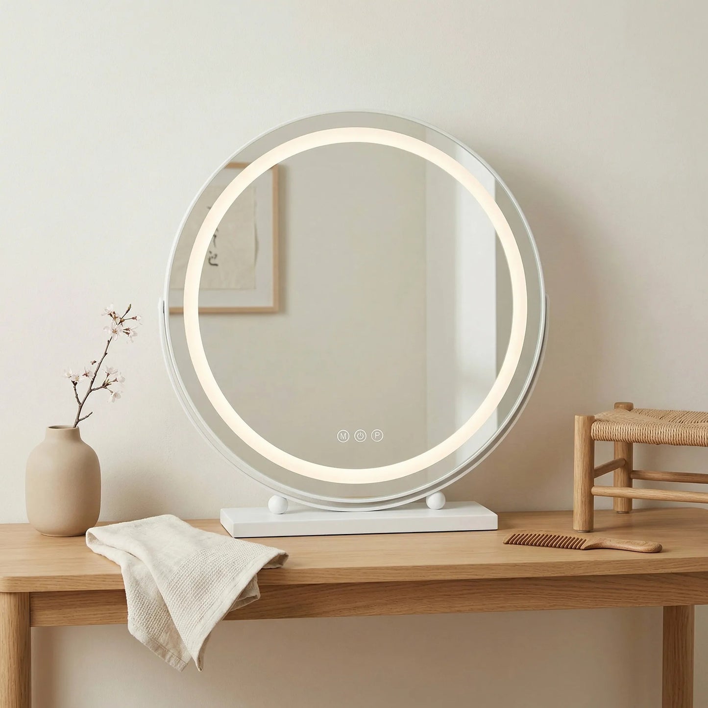 Oglindă LED MAKE-UP White 50 cm  7
