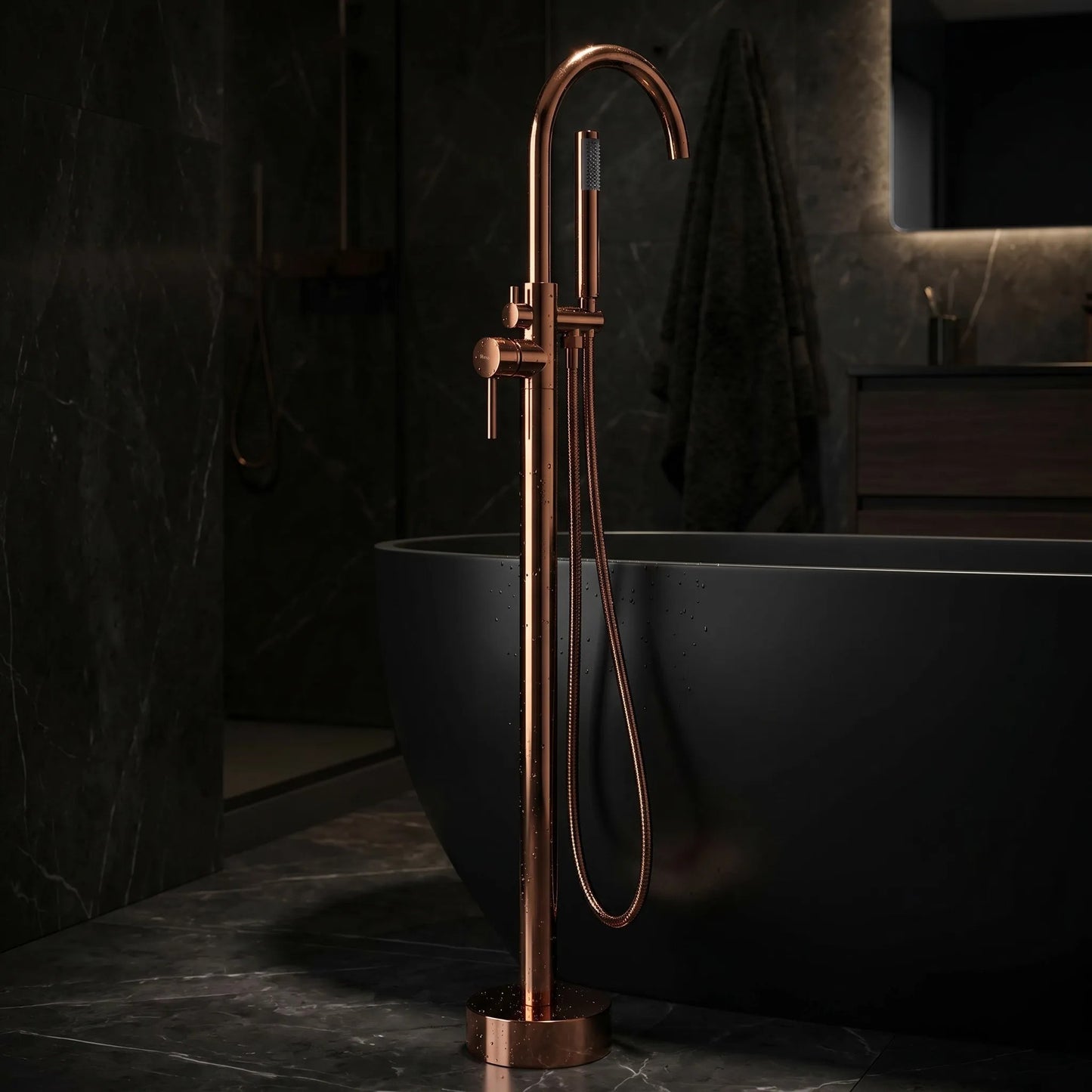Baterie de podea Rea Lungo Copper  7