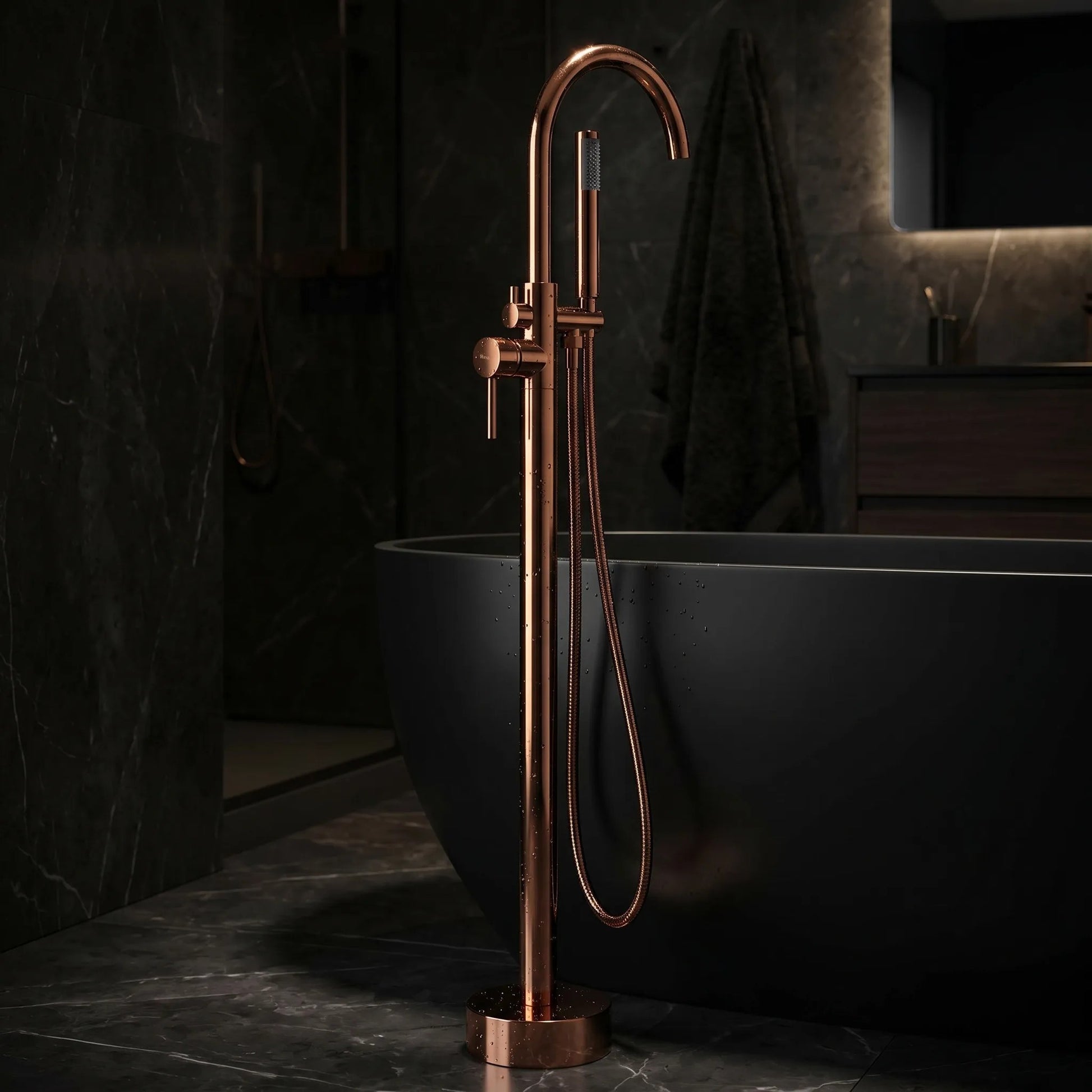 Baterie de podea Rea Lungo Copper  7