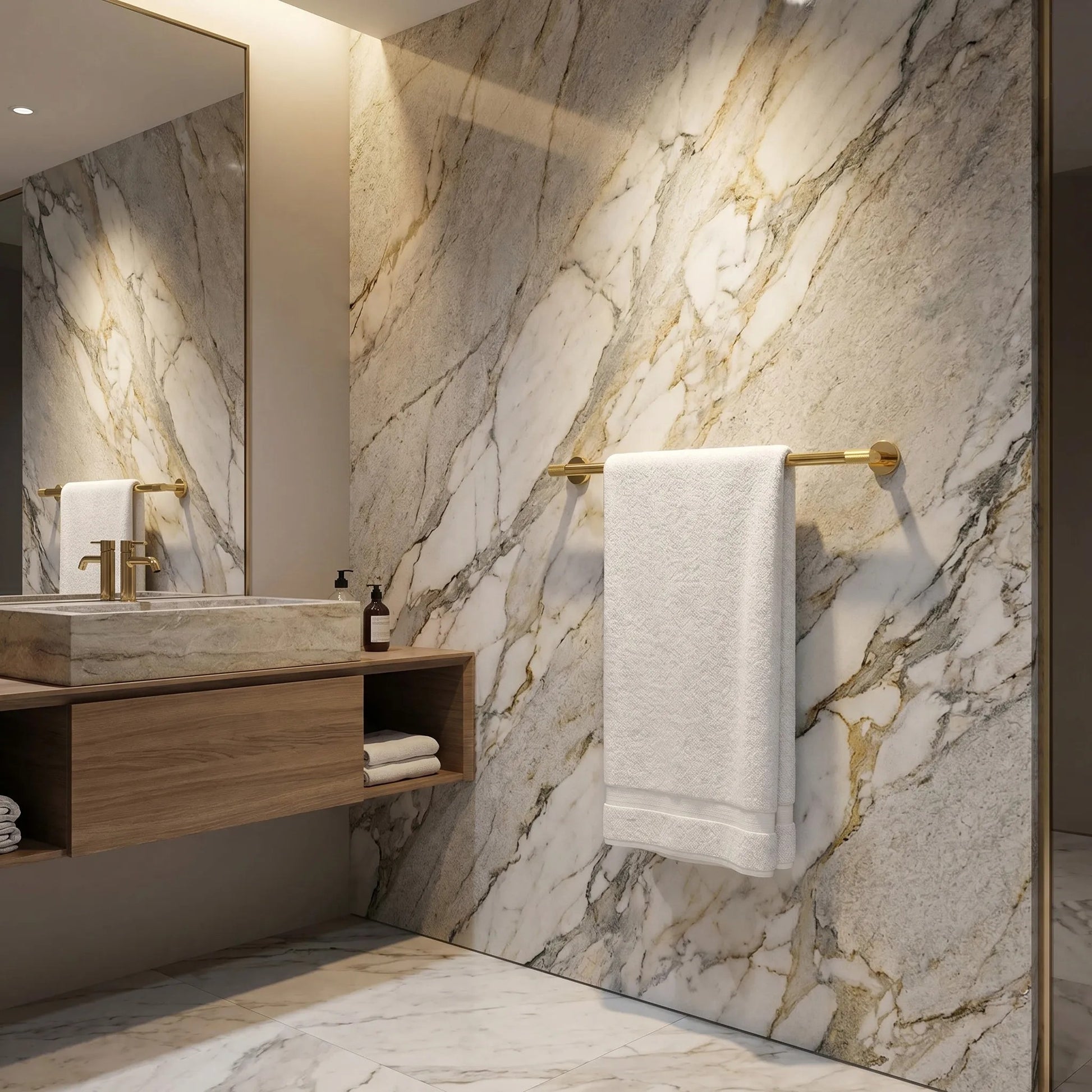 Cuier de baie 6603 Modern Gold  7