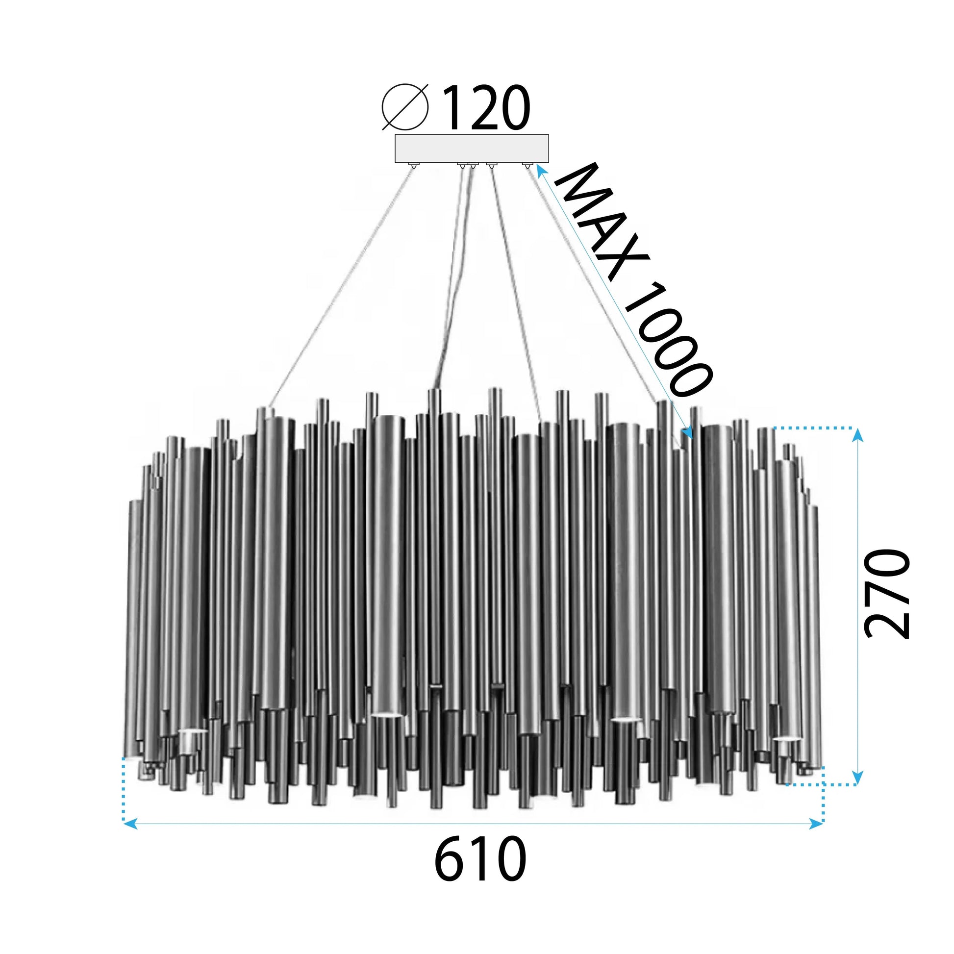 Lampă de tavan aurie APP1560-12CP  7