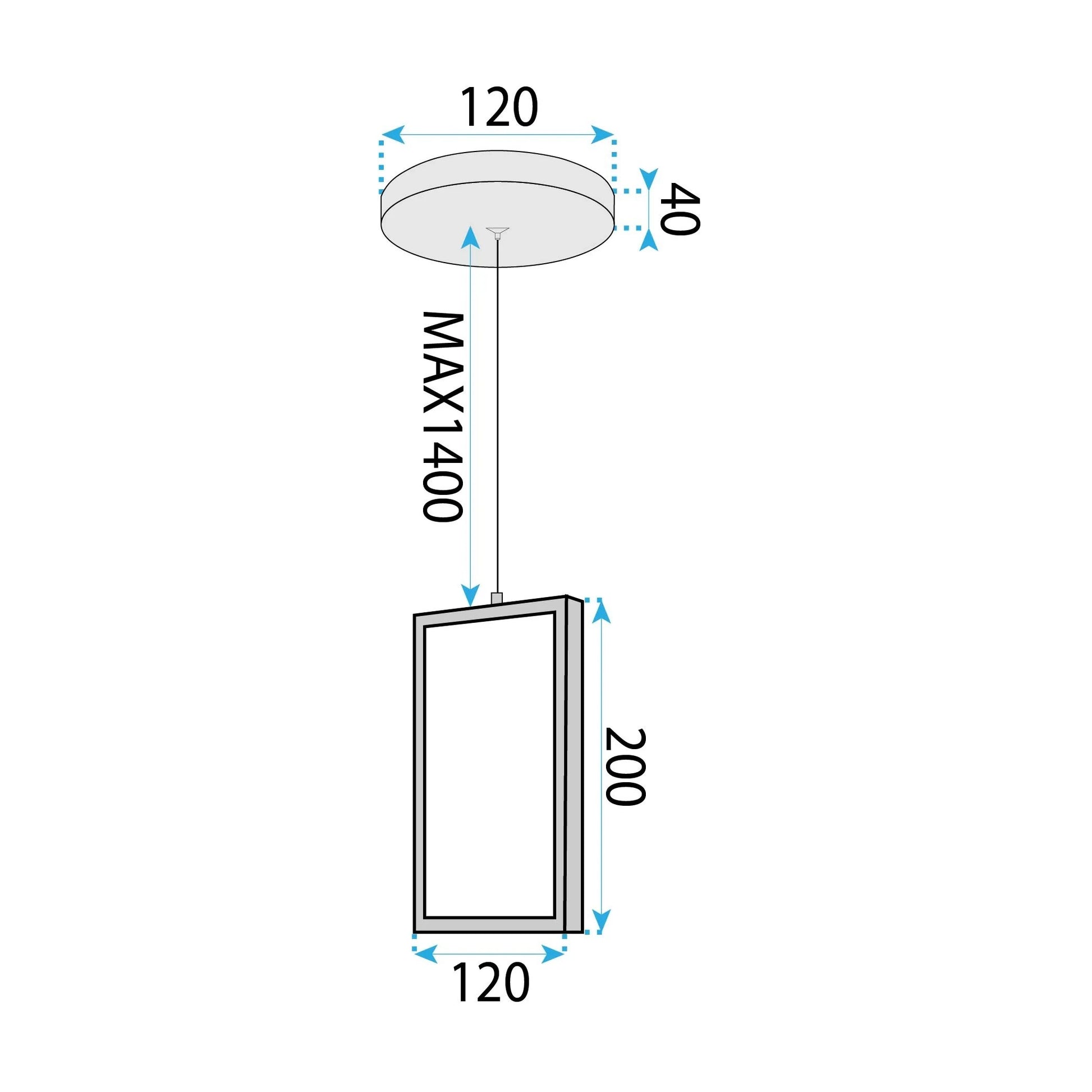 Lampa LED LHJ083-1CP BLACK  7