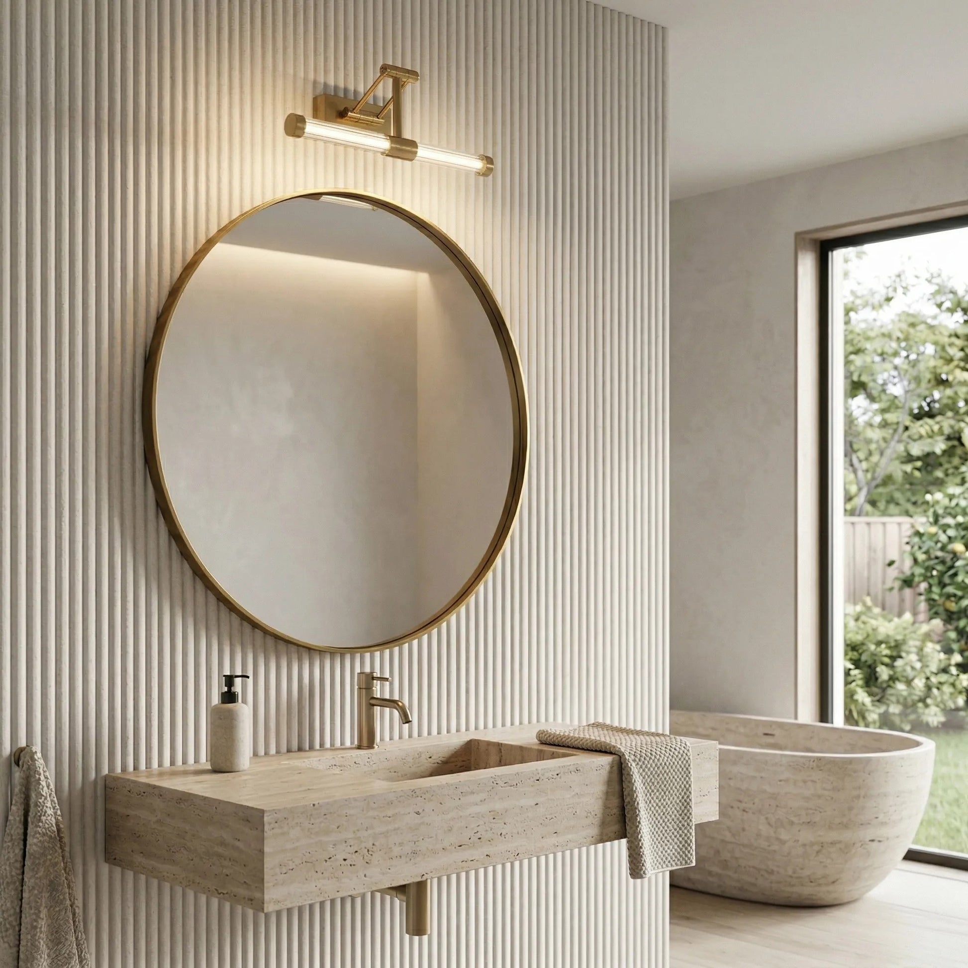 Aplică LED pentru baie APP1899-1W 40cm BRUSH GOLD  7