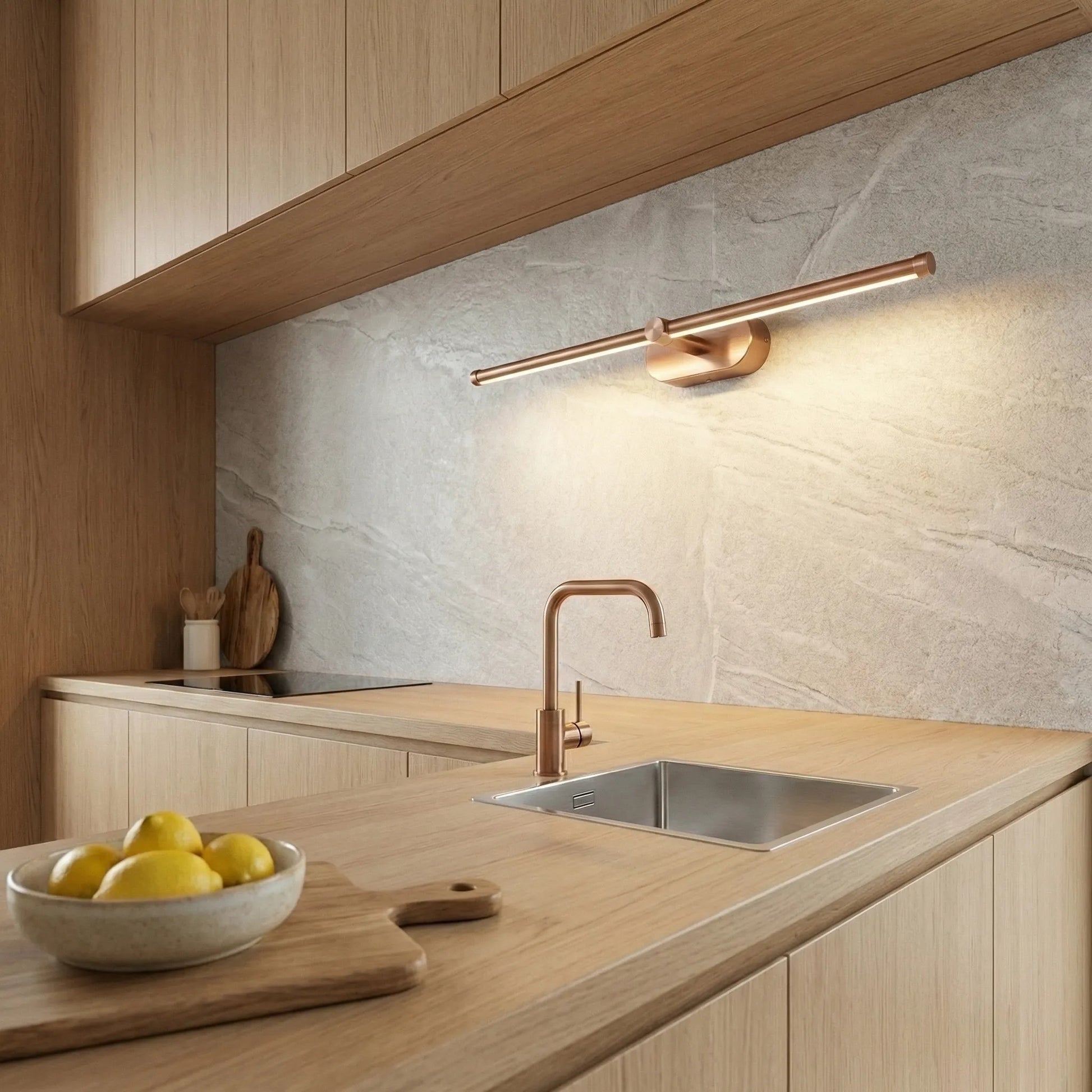 Aplică LED pentru baie APP1896-1W 60 cm BRUSH COPPER  7