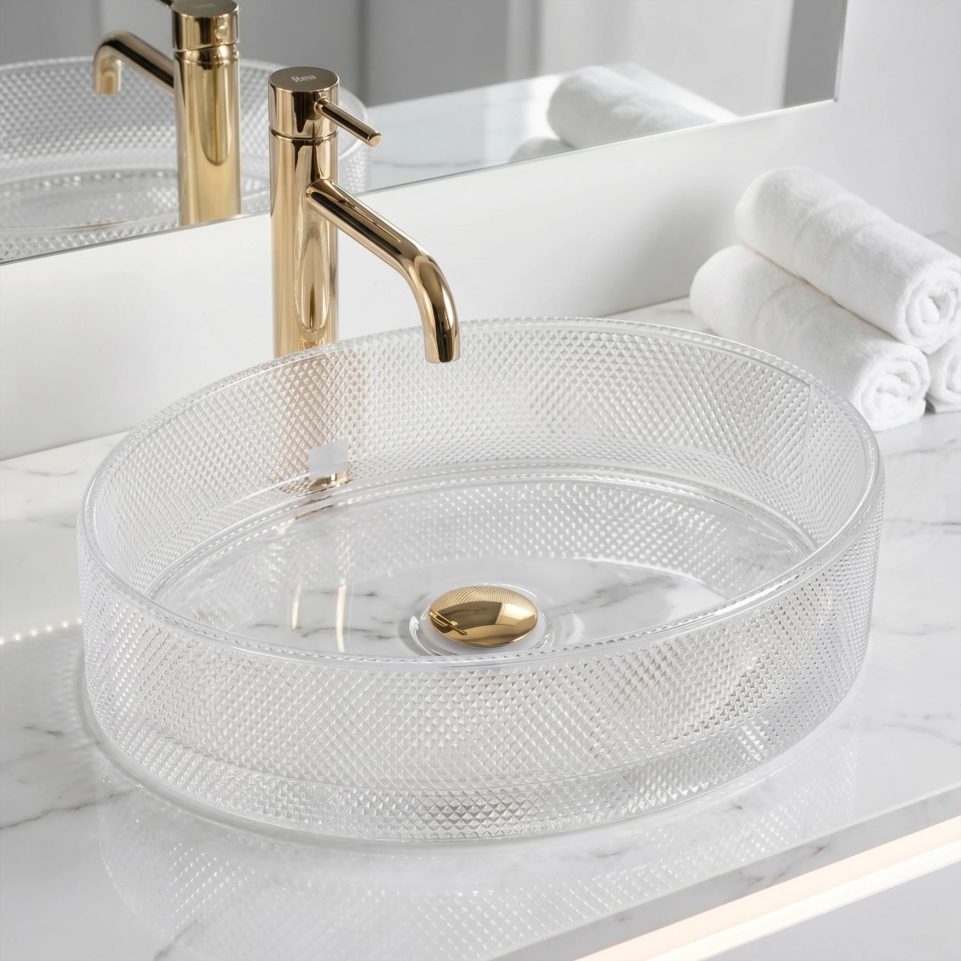 Lavoar pe blat REA Mirella Transparent  7