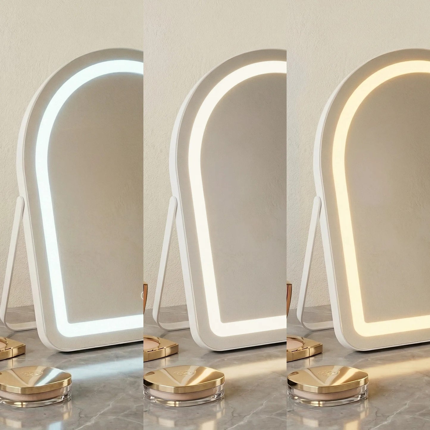 Oglindă LED GLAM White 40x45cm  7