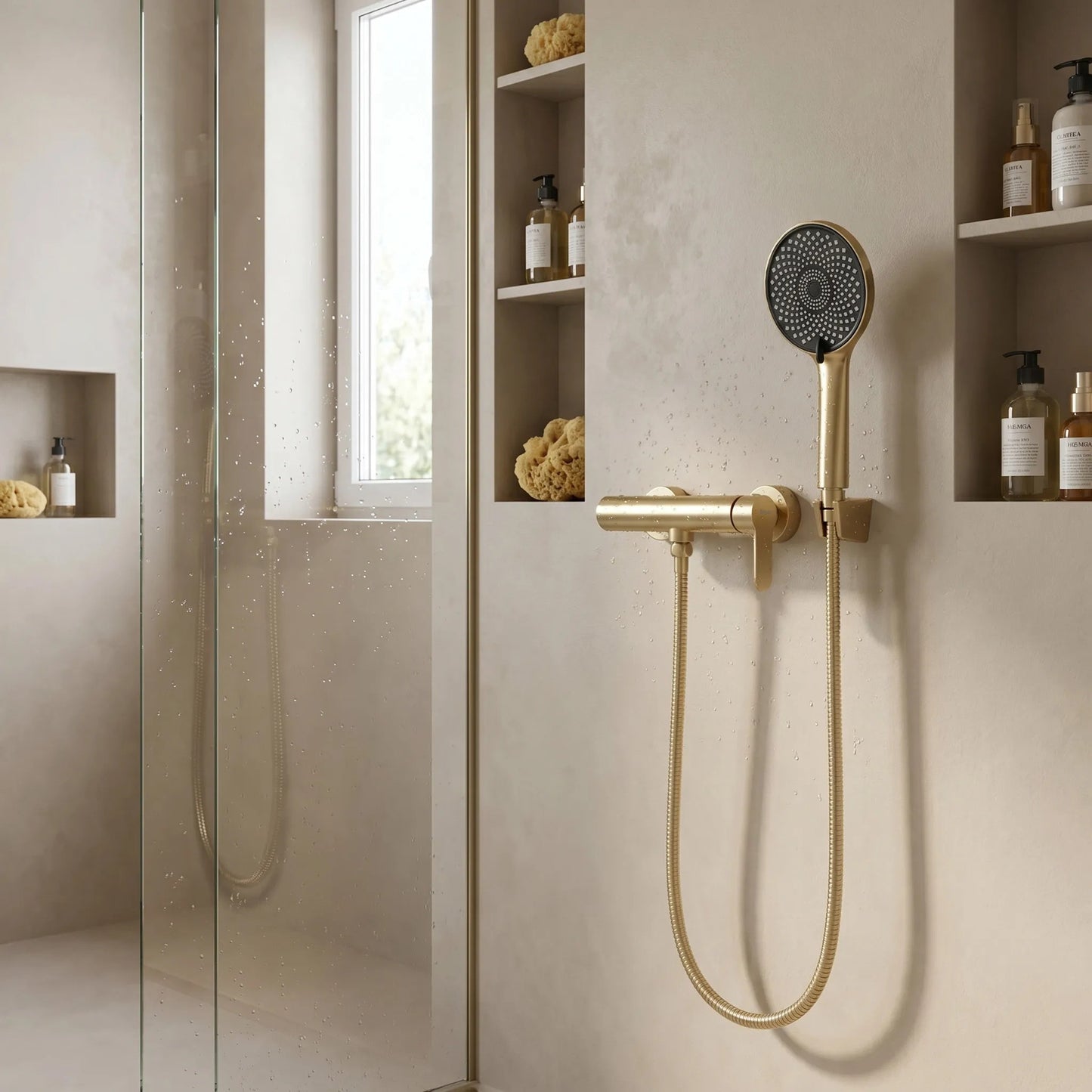 Baterie de duș REA Arcos Brush Gold  7