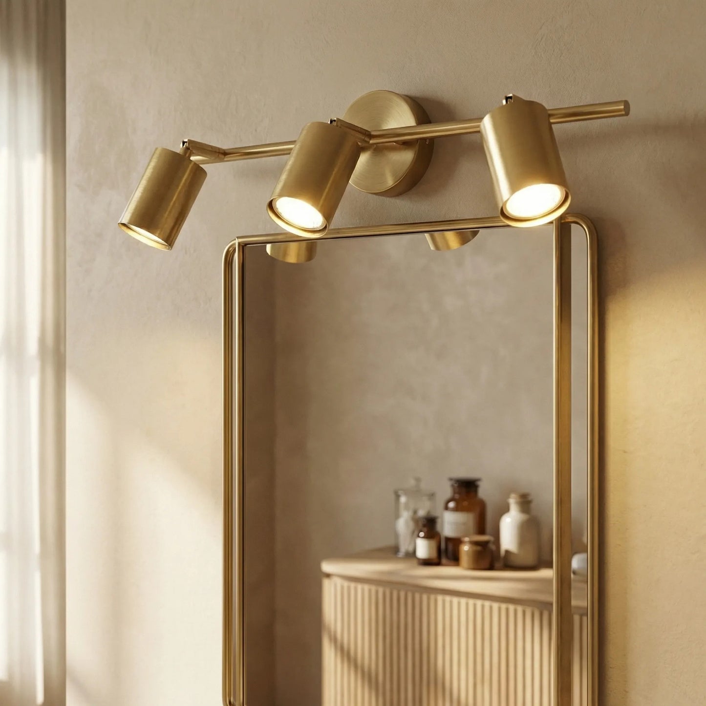 Aplică pentru baie APP1898-3W BRUSH GOLD  7