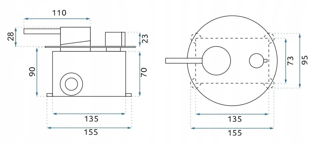 Baterie pentru cadă Rea Lungo Titan + Box  7