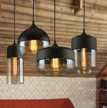 Lampa DE TAVAN SUSPENDABILA din sticla Zenit A Black  7