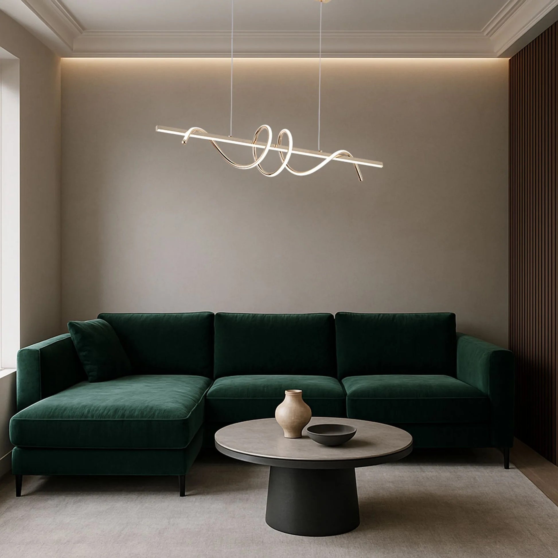 Lampă suspendată LED G065-CP Gold  7