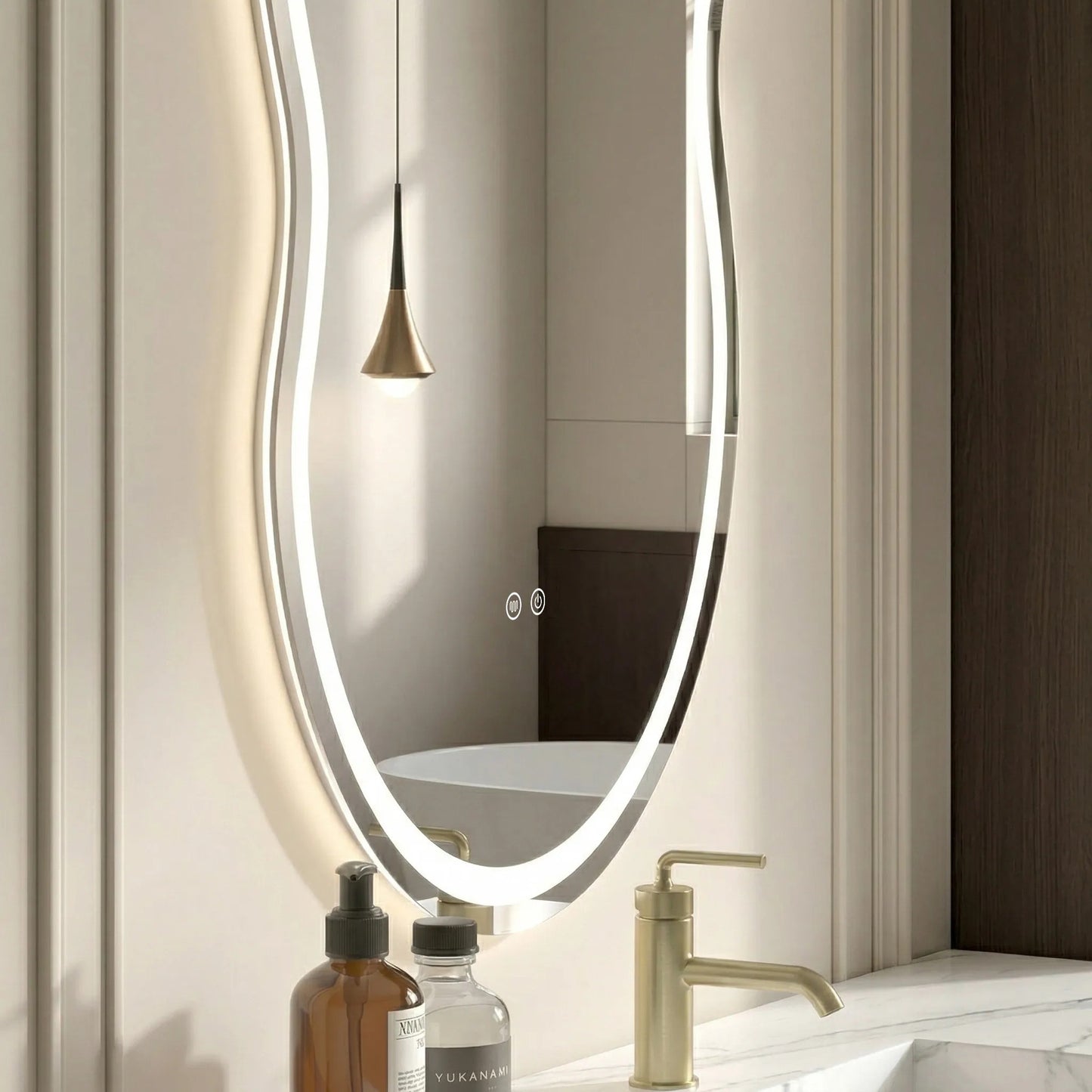 Oglindă LED UNO 80x55 cm  7