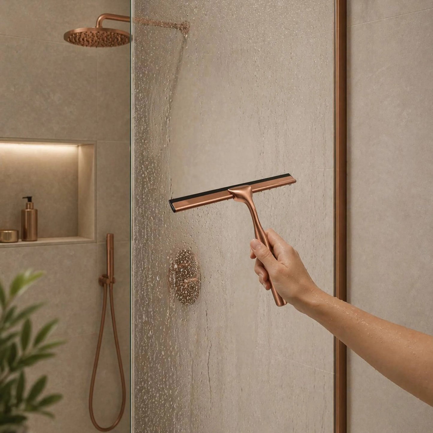 Racleta de baie Brush Copper  7