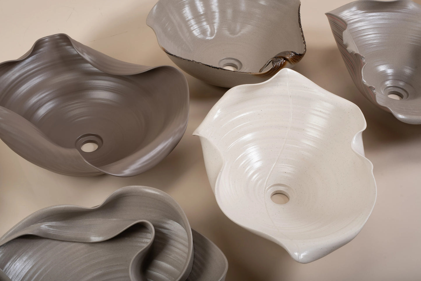 Lavoar ceramic pentru blat REA HM-66TB Handmade ART  7