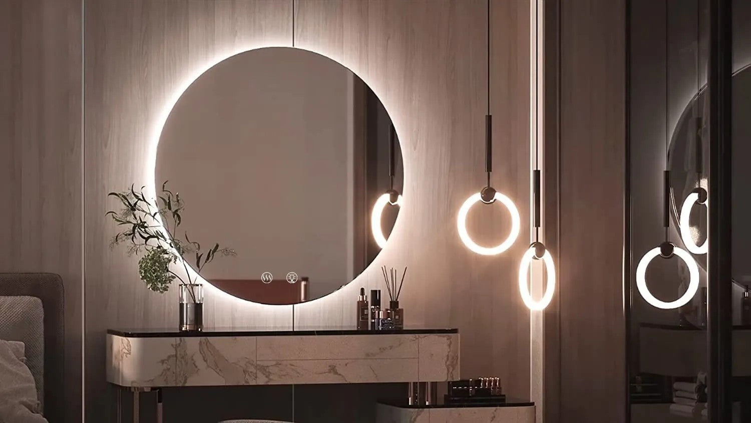 Oglindă LED 100cm HZJ100  7