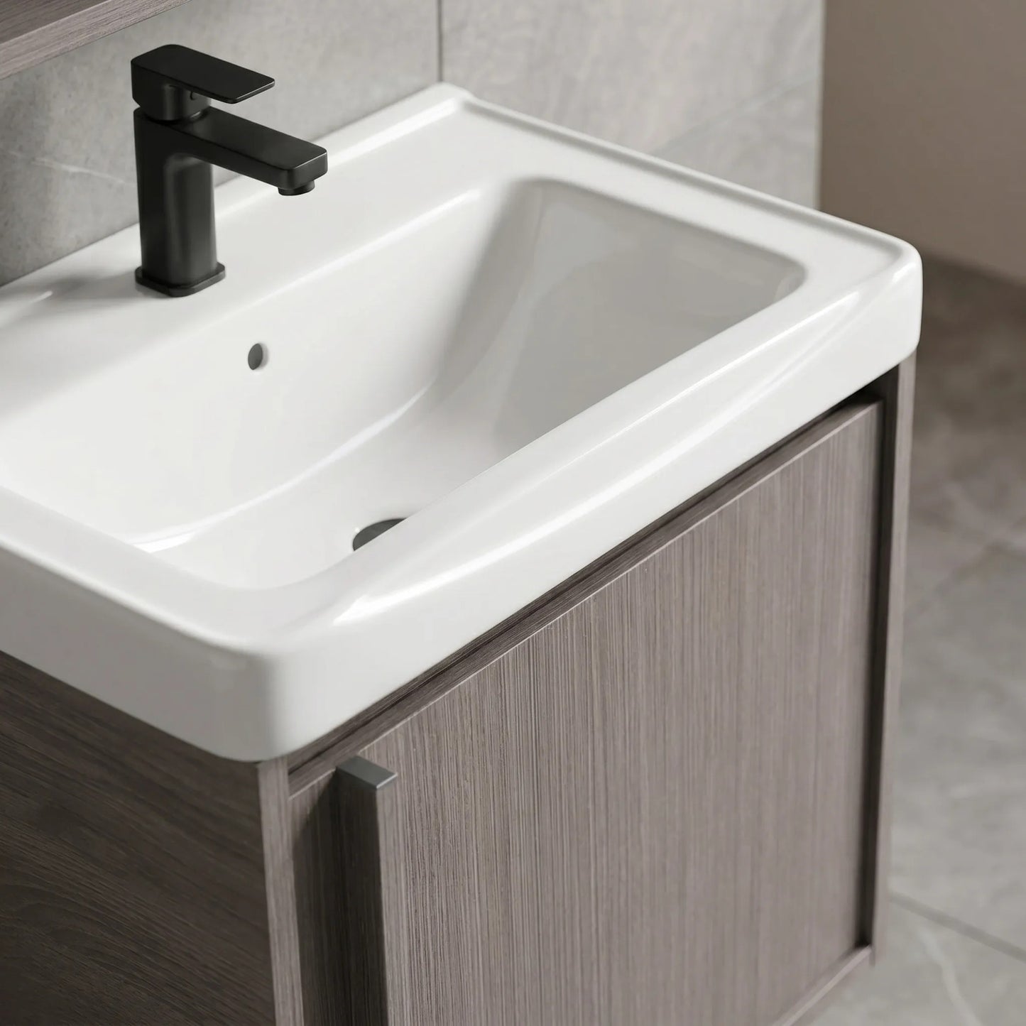 Set mobilier de baie cu lavoar Gama T25023 KJM 50CM  7
