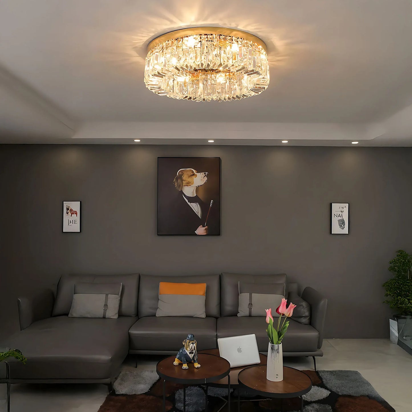 Lampa APP1728-6C 50 cm Gold  7